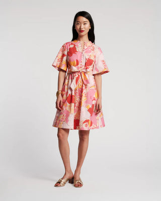 NANCY DRESS WILD TULIP COTTON BLEND