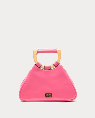 RAYE TOTE W/ CROSSBODY SOFT PATENT LEATHER PINK