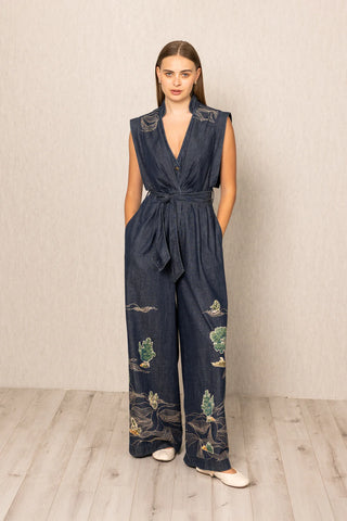 PRATO BELTED JUMPSUIT