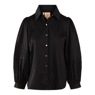 OXFORD - BLACK COTTON POPLIN