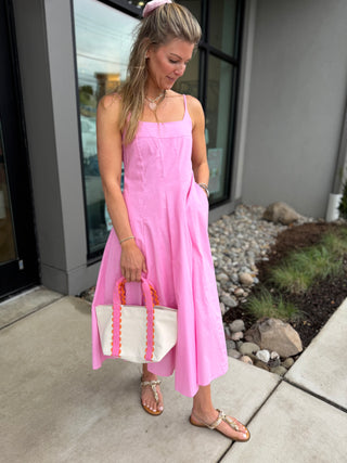 FITTED & FLARED SUNDRESS
