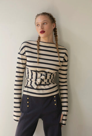 WRAPPED WAIST TOP
