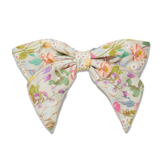 PRINTED BOW BARRETTE