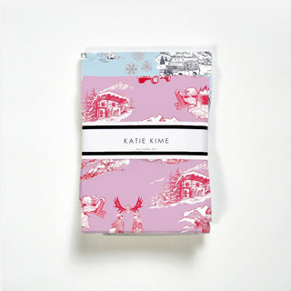 APRES SKI TOILE TEA TOWEL SET
