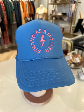 STRONG AS A MOTHER HAT- SKY BLUE