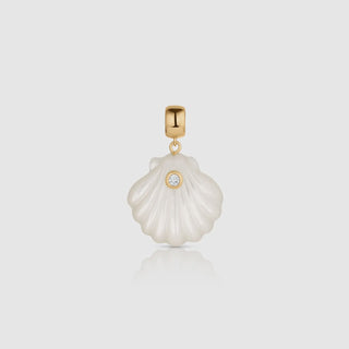 COQUILLE MOTHER OF PEARL BAIL CHARM