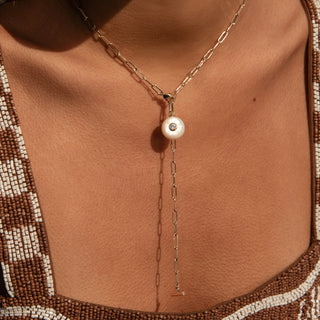 NATALIE TOGGLE LARIAT NECKLACE
