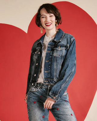 TAYLOR SWEETHEARTJACKET - HEART EMBROIDERY