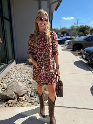 PLACKET COLLAR DRESS