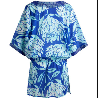 DROP WAIST V-NECK KAFTAN