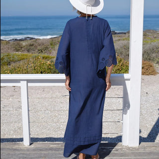 BRODERIE MAXI DRESS