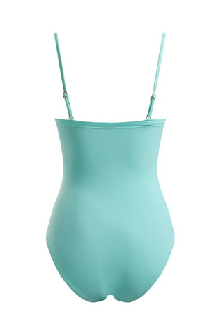 TRIM BANDEAU SWIMSUIT