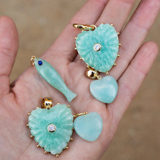 MARLENE AMAZONITE CLIP CHARM