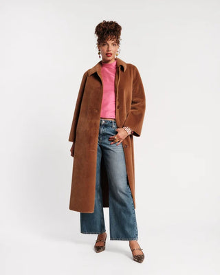 PAULETTE COAT FAUX FUR FAUX FUR CAMEL