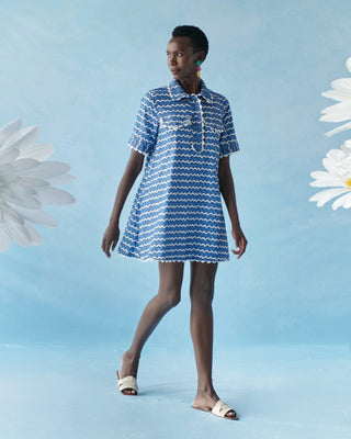 BLUEBERRY WAVE DRESS