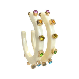 CITY GIRL JEWEL HOOP