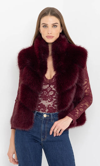 ROSARIO FAUX FUR VEST