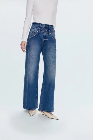 CALEB HIGH RISE RELAXED STACKED WAIST