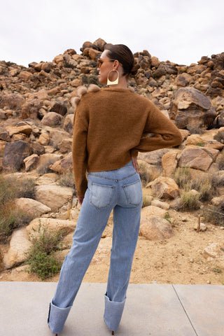 BY THE FIRESIDE FUR SWEATER