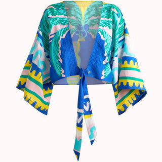 TIE FRONT KIMONO TOP