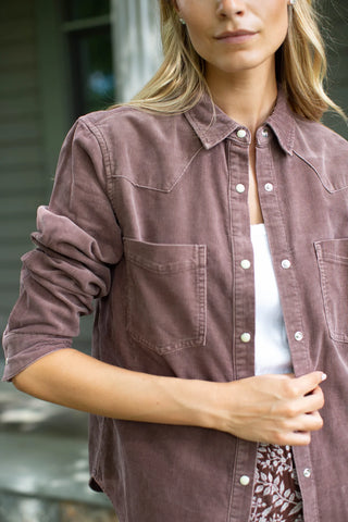 CORDUROY WESTERN SHIRT