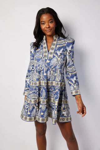 LONG SLEEVE TUNIC FLARE DRESS
