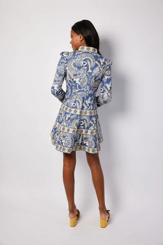 LONG SLEEVE TUNIC FLARE DRESS