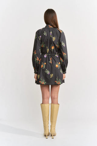LOOP TRIM MINI SHIRT DRESS