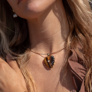 MALENE TIGER'S EYE BAIL CHARM