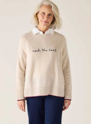 BANFF CREWNECK "ROCK THE BOAT" SWEATER
