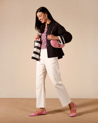 SHORT SPIFFY TRENCH POLY NAVY