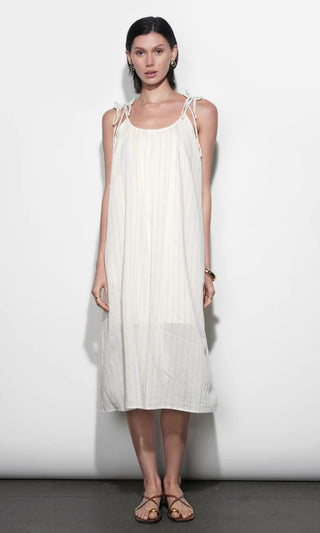 PAULINE EASY STRIPE MIDI DRESS
