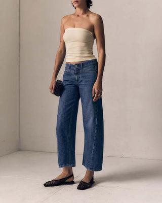 SELENA CROP- MID RISE