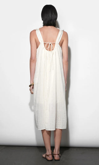 PAULINE EASY STRIPE MIDI DRESS