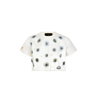 FLORAL CROPPED TOP