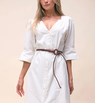 LOOP LEATHER BELT