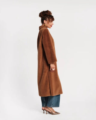 PAULETTE COAT FAUX FUR FAUX FUR CAMEL