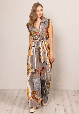 MIRAGE BELTED JUMPSUIT