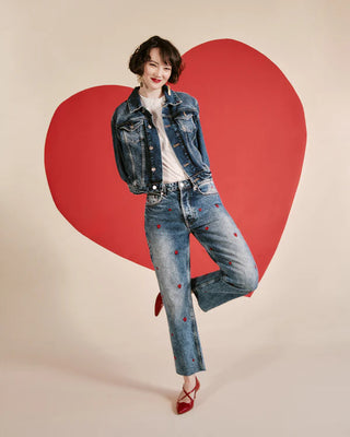 TAYLOR SWEETHEARTJACKET - HEART EMBROIDERY