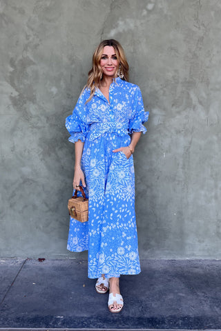 blue body print dress What's With All of The Body Print Dresses and Bodysuits? SAINT CHIC