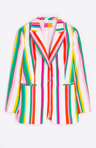 STRIPED BLAZER