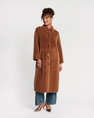 PAULETTE COAT FAUX FUR FAUX FUR CAMEL
