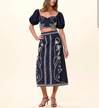 SORINA MIDI SKIRT
