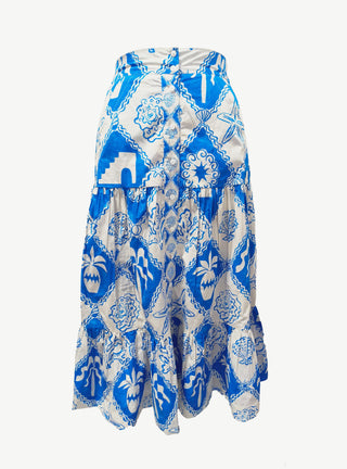 BUTTON FRONT SKIRT