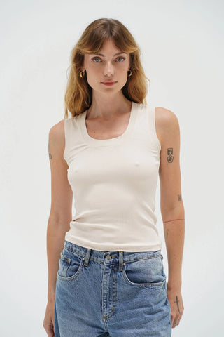 DEEP U RIBBED TANK