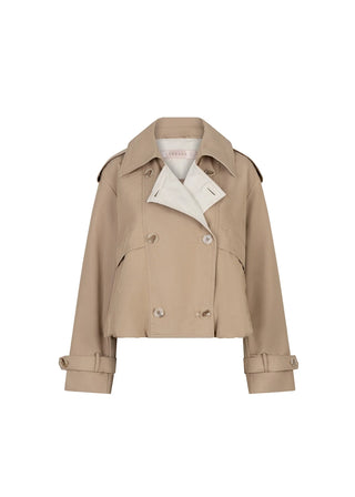 SHORT BALLOON TRENCH COAT