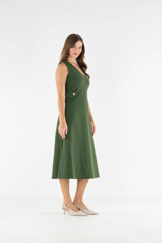 CLEO DRESS - BLACK FOREST