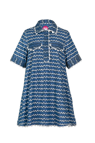 BLUEBERRY WAVE DRESS