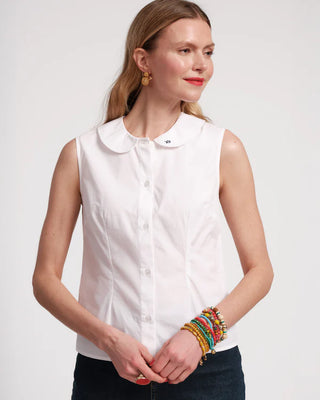 LOUISE COLLAR SHELL COTTON POPLIN
