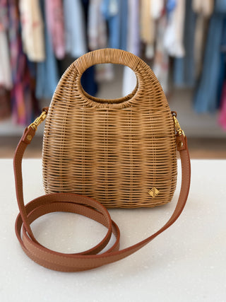 AMOR 1 WICKER MINI BAG